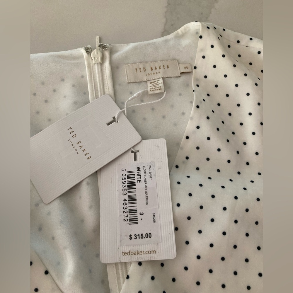 Ted Baker Floral Midi Dress New with tag UK size 3 US size 8 - Picture 10 of 10